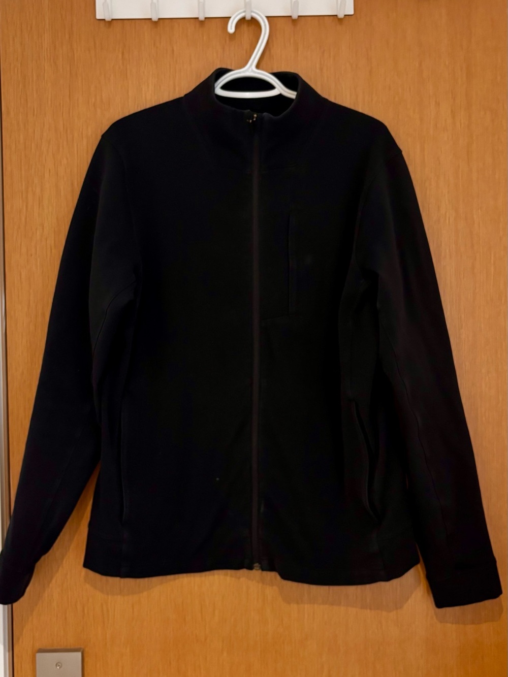 Lululemon Sojourn Full Zip Track Jacket Black Men's Medium M